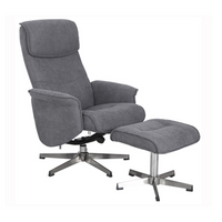 Rayna 1 Seater Recliner with Footstool