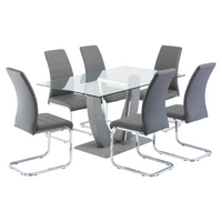 Langham Dining Table + 6 Chairs