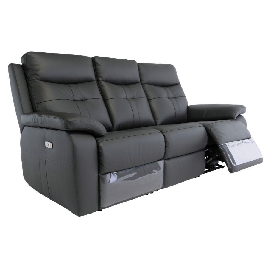 Sophia Leather Electric 3 Seater