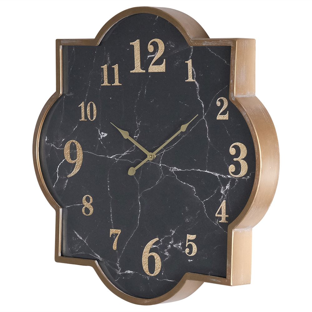 Black and Gold Wall Clock