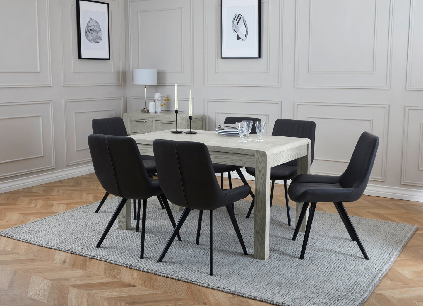 Amsterdam Extending Dining Table Set