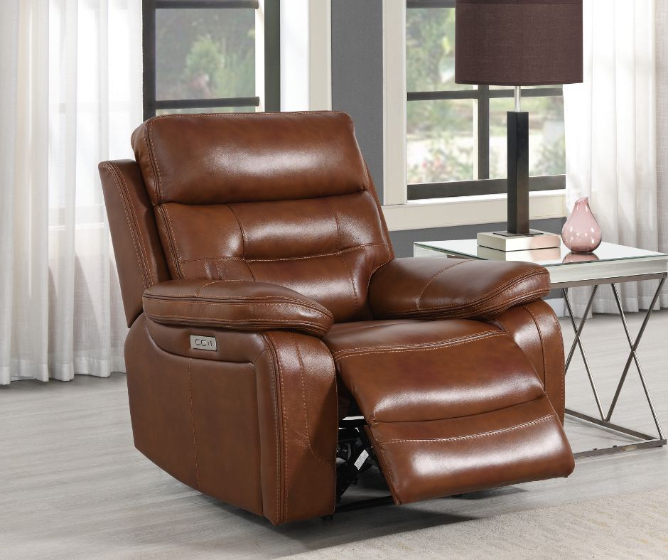 Egan 3,1,1 Leather power reclining suite