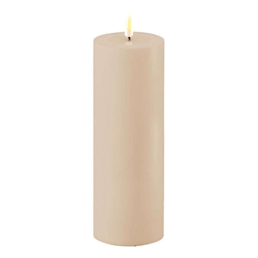 Dust Sand Outdoor LED Candle 7.5 x 20 cm