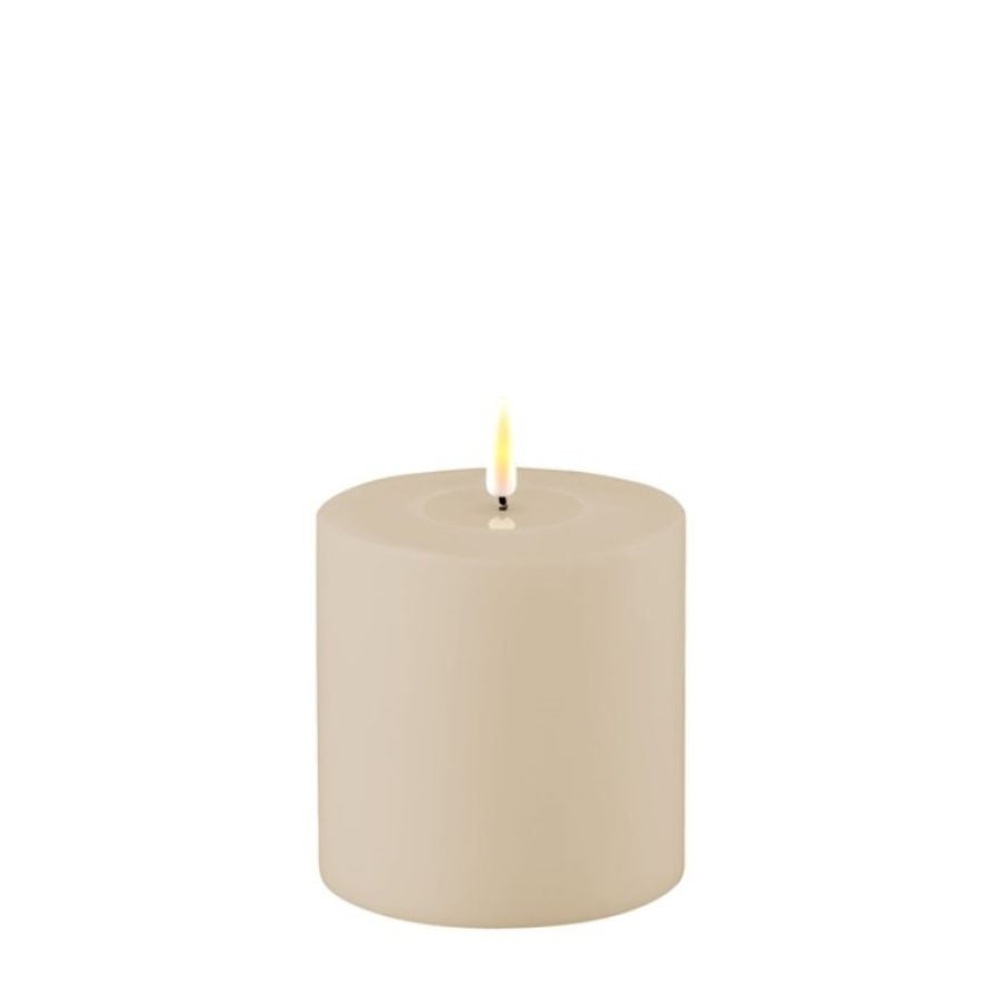Dust Sand Outdoor LED Candle 10x10 cm