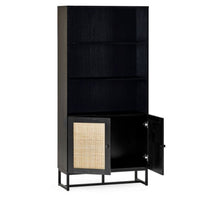 Padstow Tall Bookcase - Black