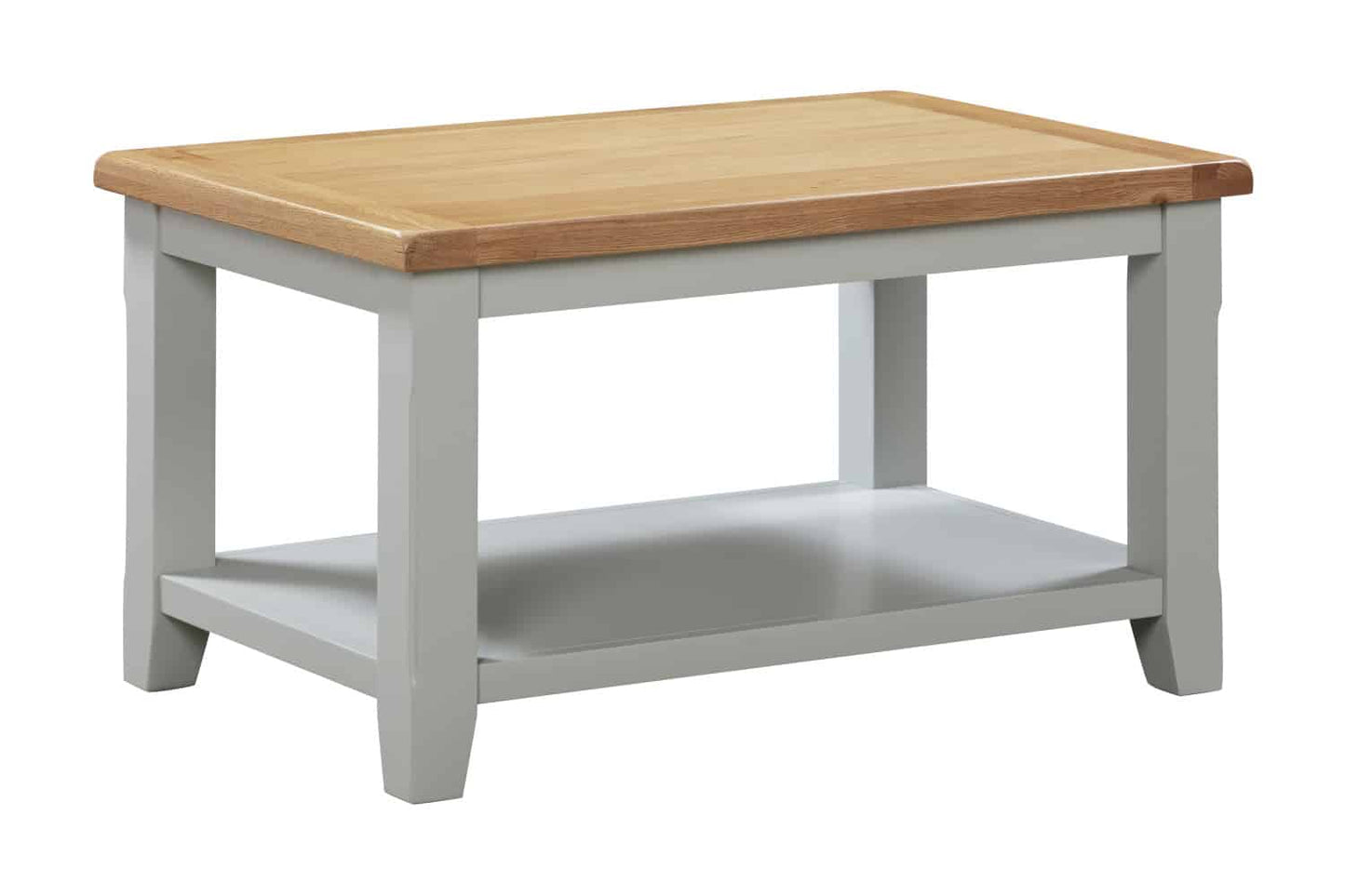 Capri Light Coffee Table with Shelf