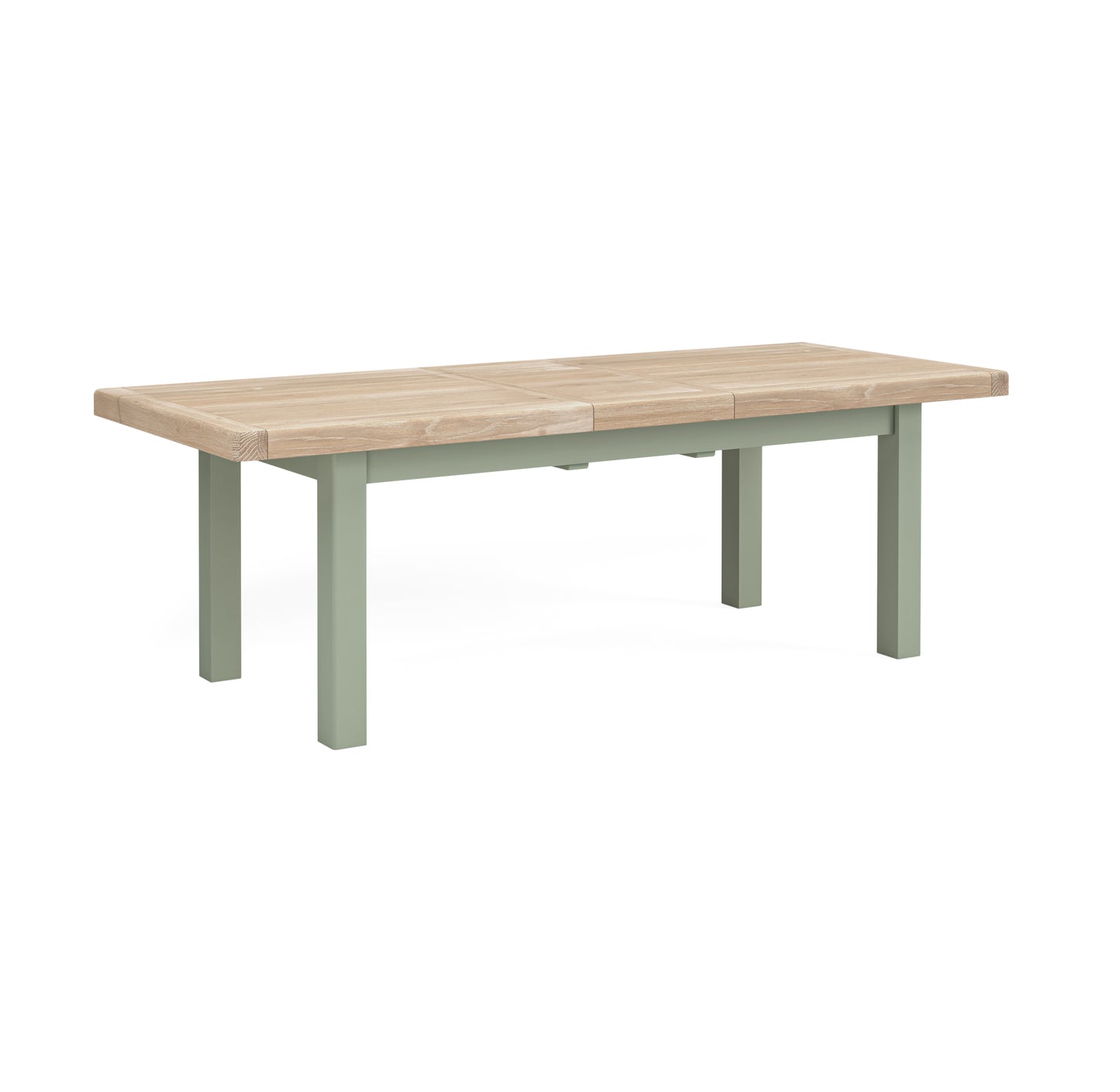 Salcombe Large Extending Dining Table Sage