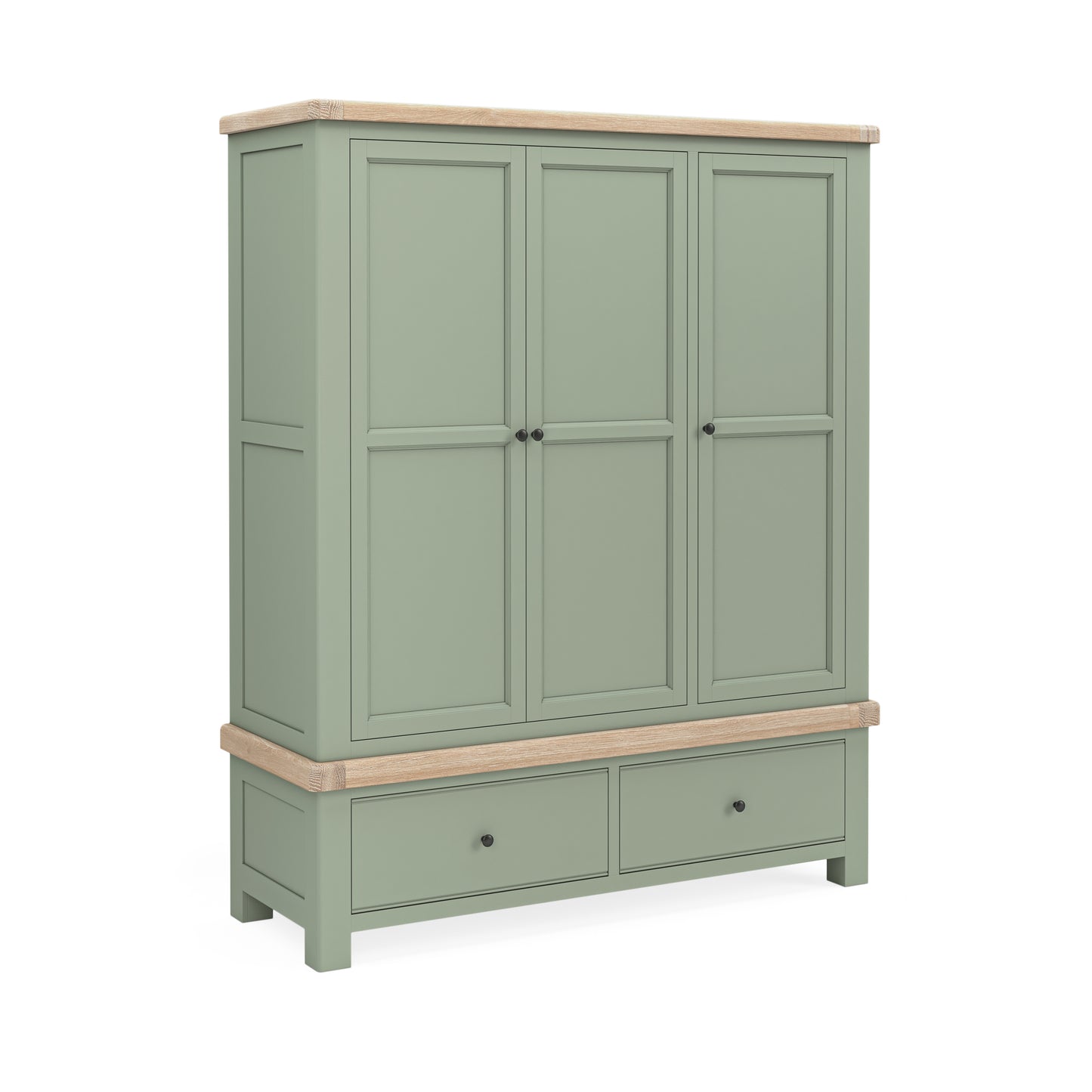 Salcombe Triple Wardrobe Sage