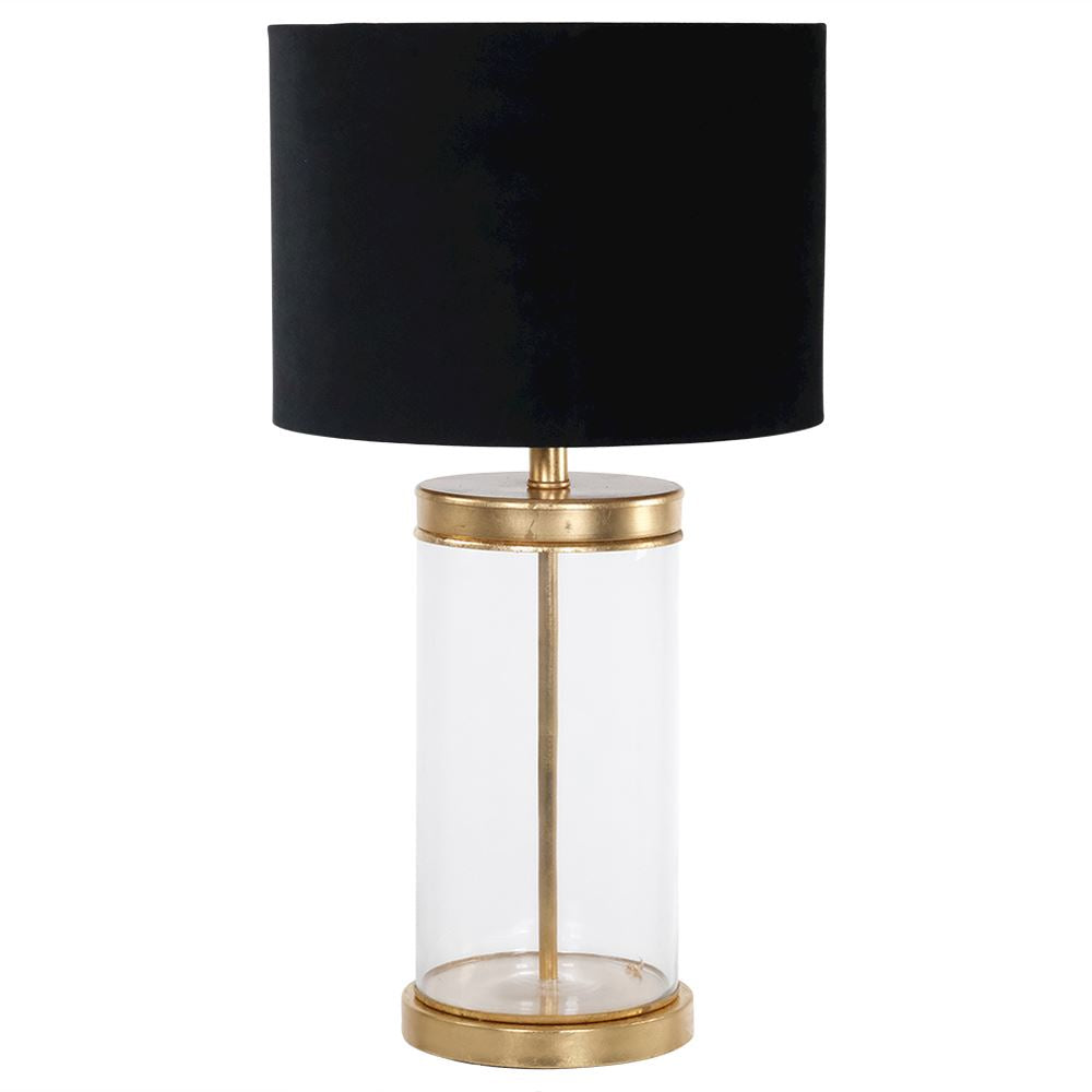 Glass & Gold Table Lamp