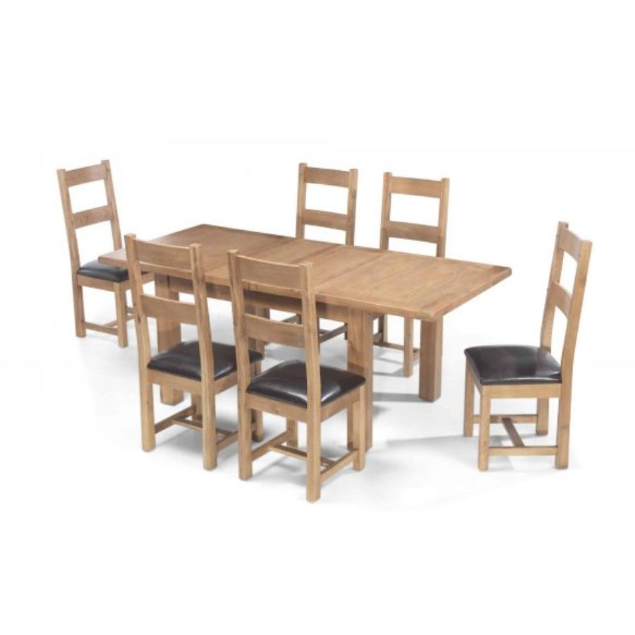 Salisbury Small Ext Dining Table & 6 Chairs
