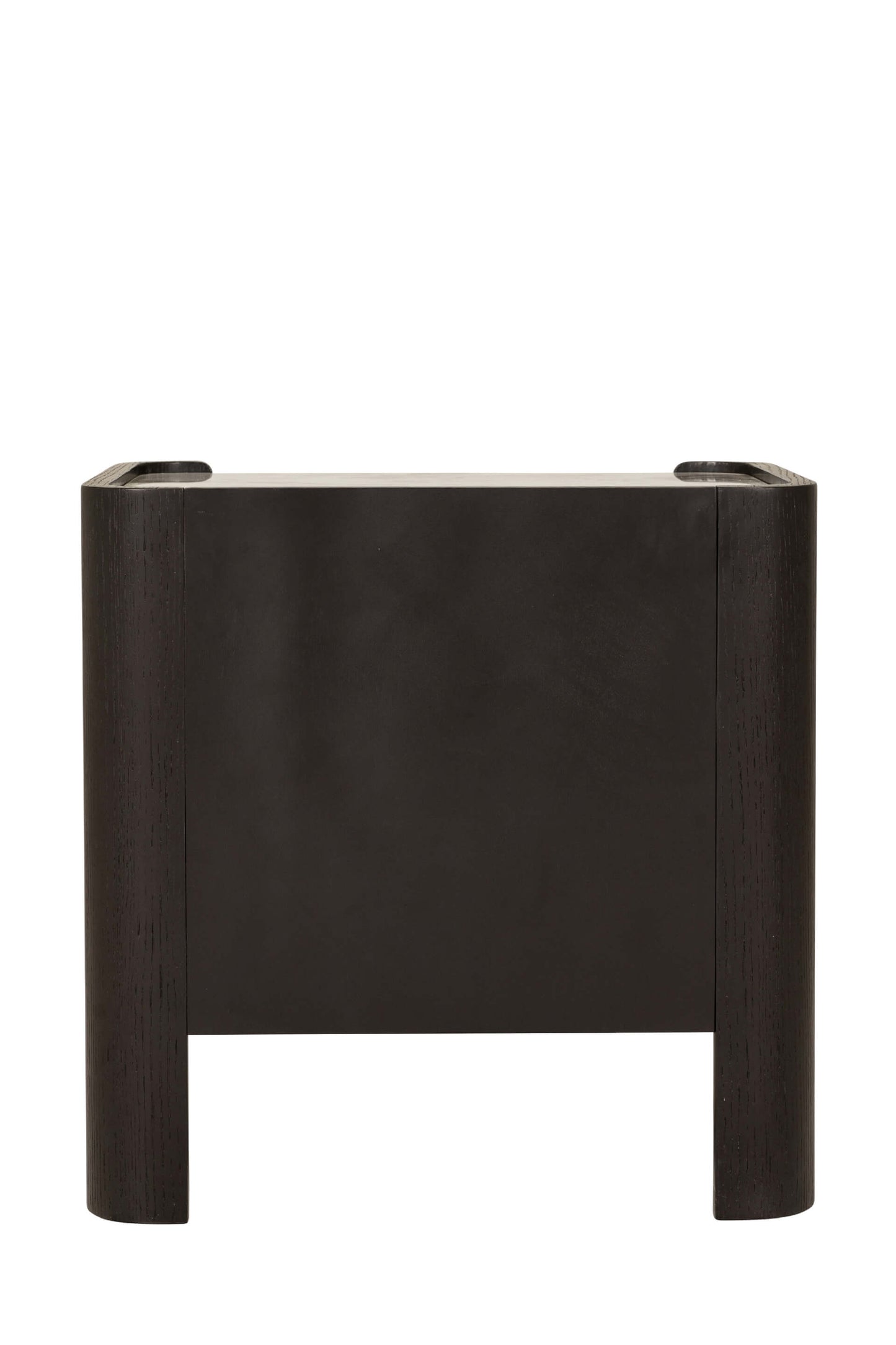 Rhodes 2 Drawer Bedside Table Ebony