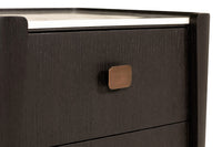 Rhodes 2 Drawer Bedside Table Ebony