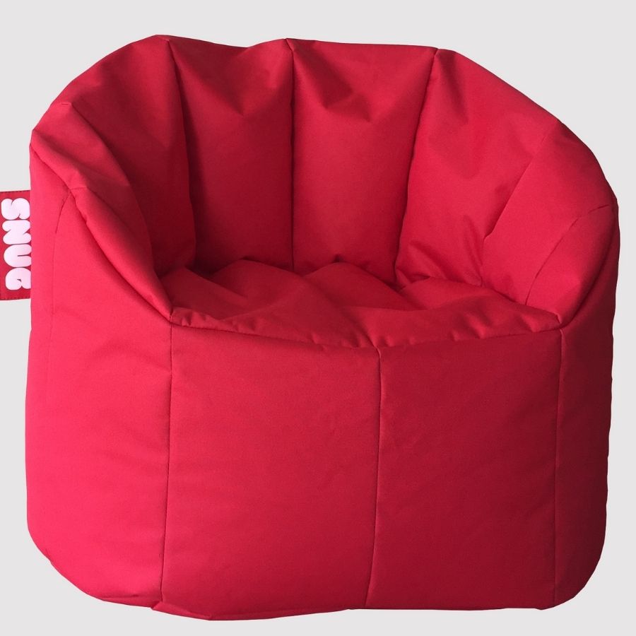 Milano Kids Snug Bean Chair  - Red