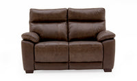 Positano Leather 2 Seater Fixed