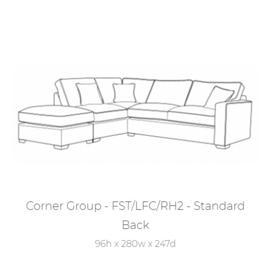 Camden Corner suite & Footstool