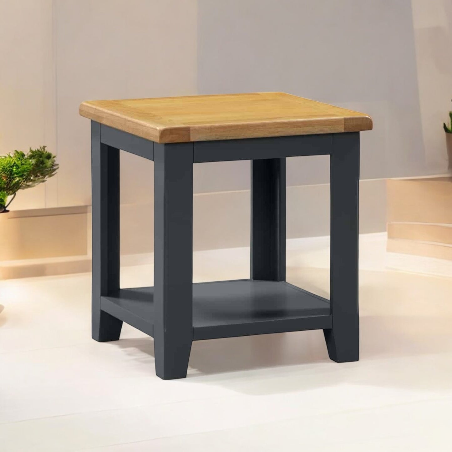 Capri Dark Lamp Table