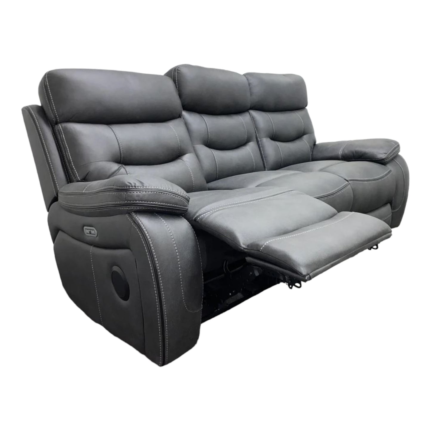 Nashville 3 Seater Electric Recliner Sofa With Speakers
