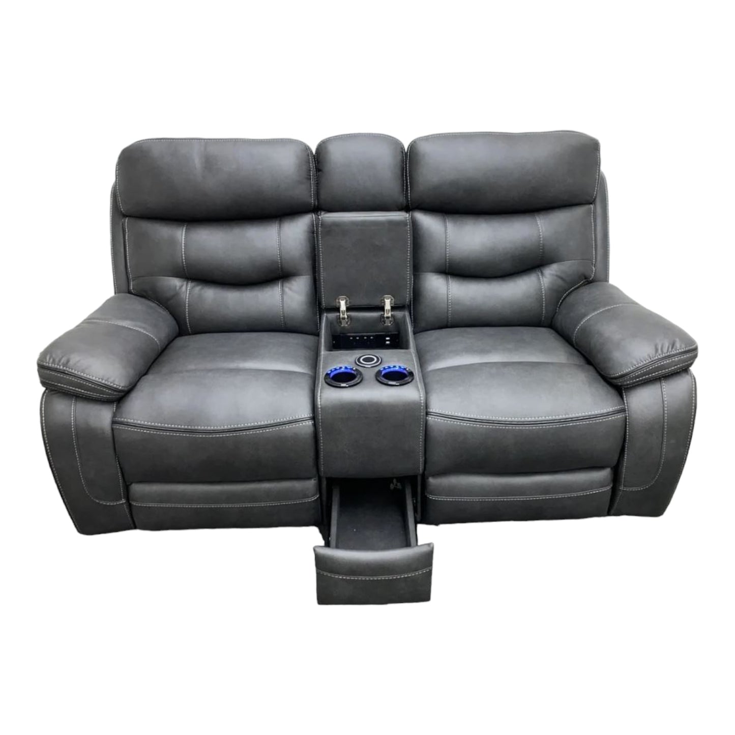 Nashville 2 Seater Electric Recliner Sofa With Speakers