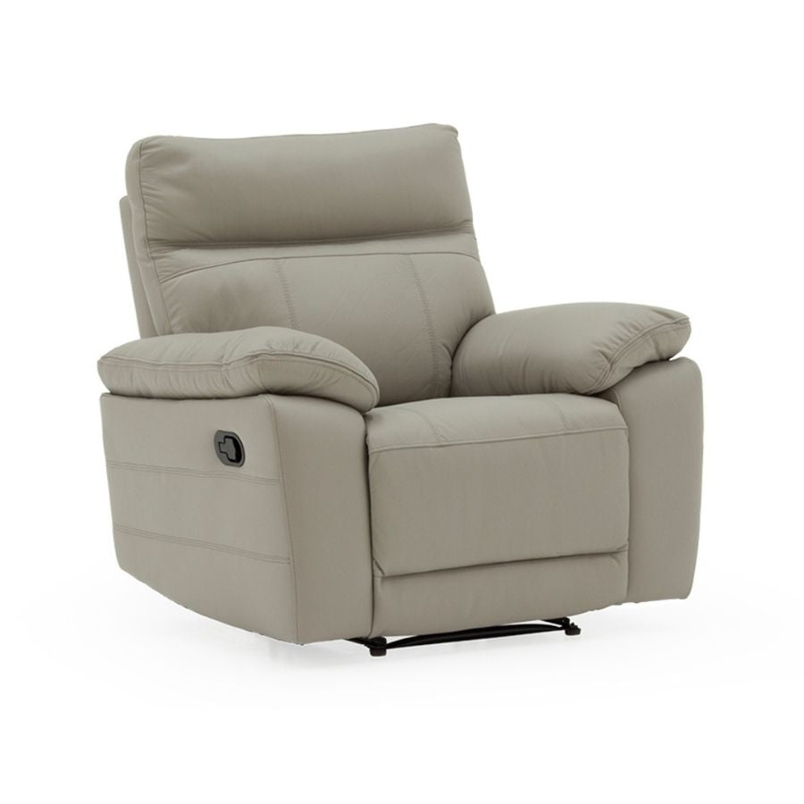 Positano Manual Leather Recliner Armchair