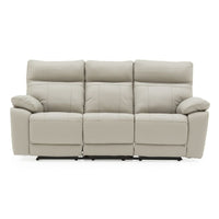 Positano Leather Electric 3 Seater Recliner