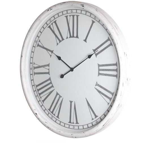 White Antique Wall Clock